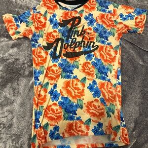 Men’s Pink Dolphin floral shirt
